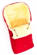 Детский меховой конверт из натуральной овчинки Ramili Baby Classic Red