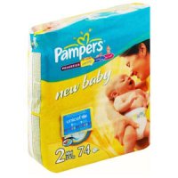 Подгузники Pampers Памперс New Baby 3-6 кг (72 шт.)