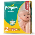 Подгузники Pampers Памперс New Baby 3-6 кг (80 шт.)